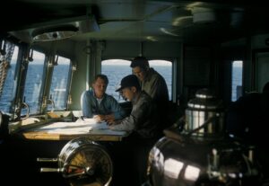 Ship Crew Navigating